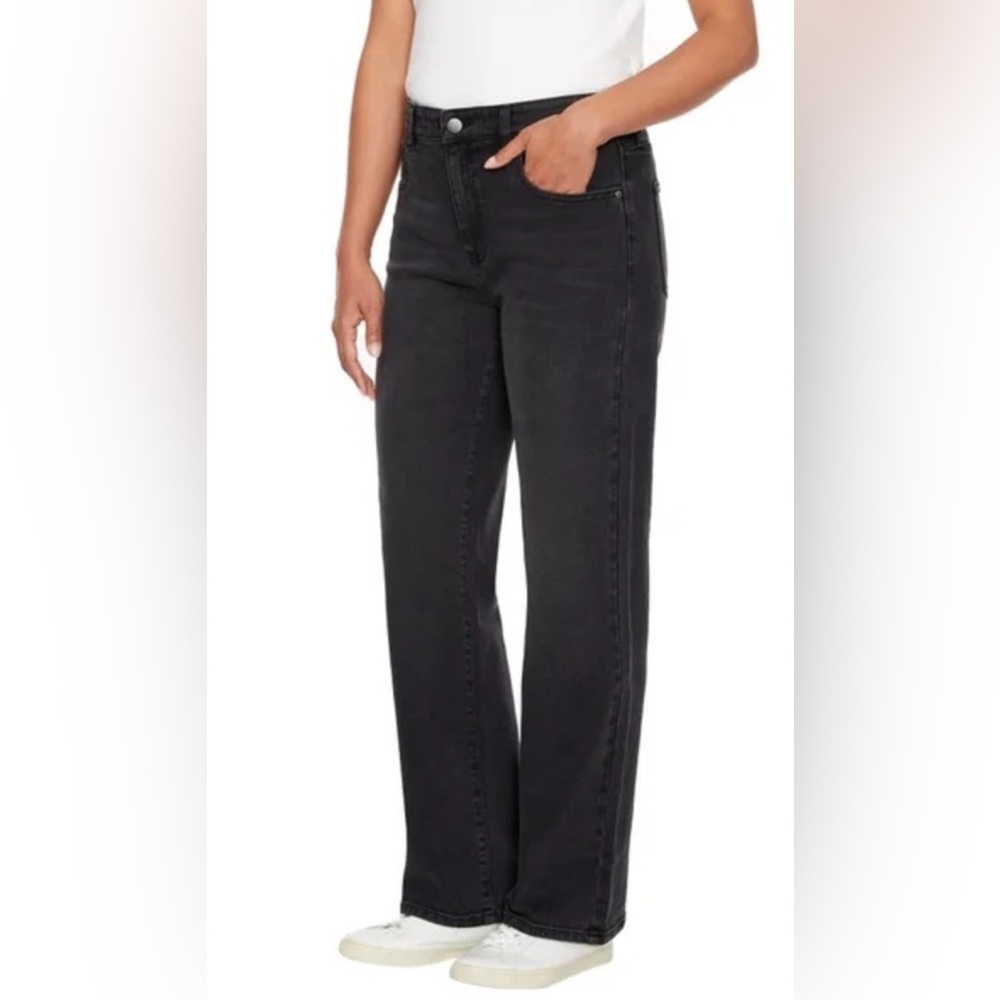NWT Buffalo High-Rise Wide Leg Jeans 👖🖤 Effortless Cool Girl Fit - Picture 3 of 3